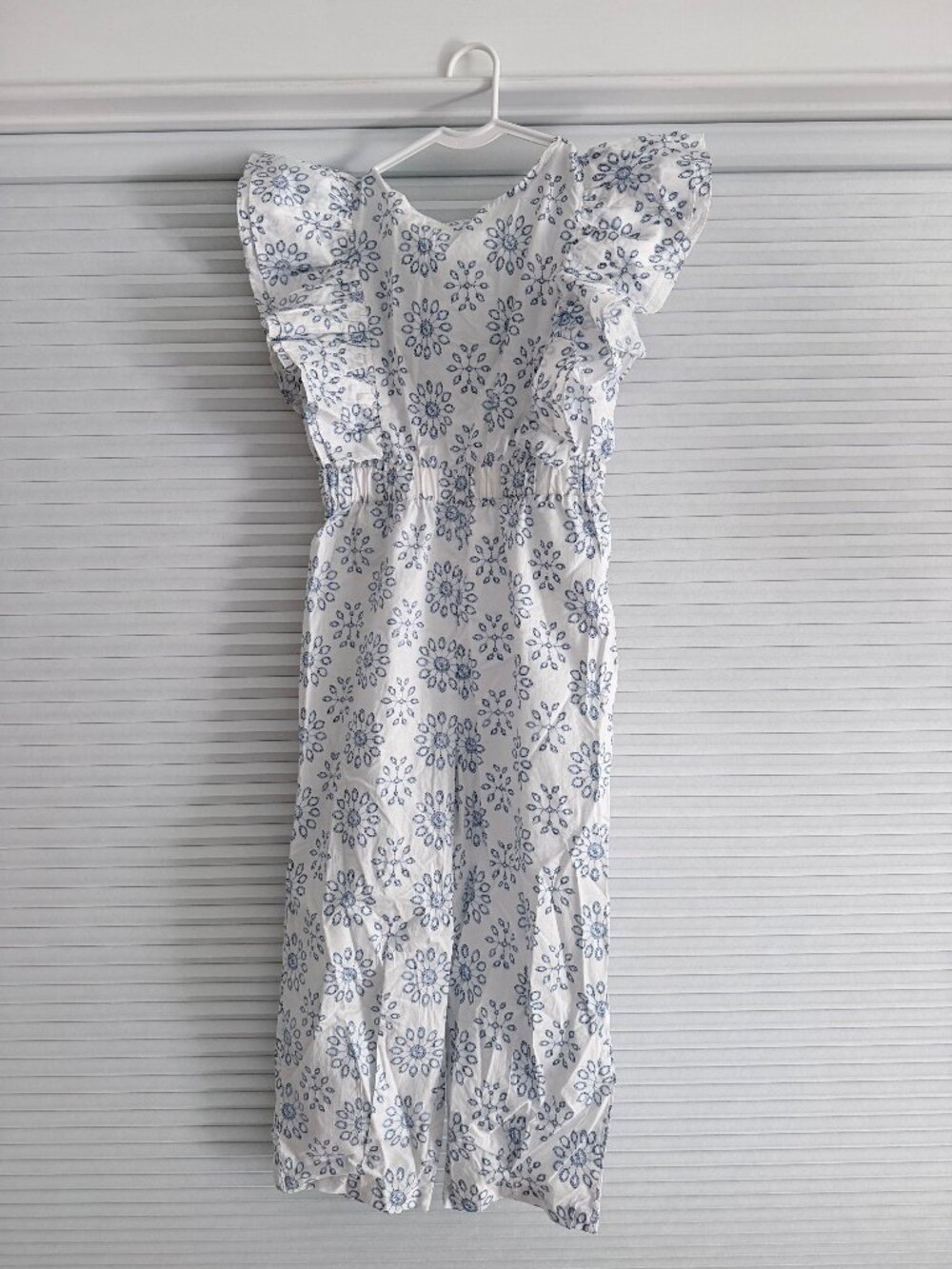 Bisby Sadie Jumpsuit in Blue Allium (Size 10)